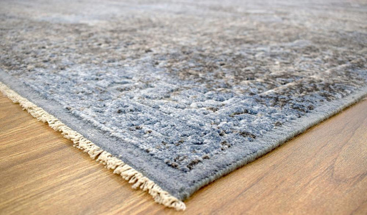 9'x12' | Rug Modern Hand made Hand-spun wool and Handspun Bamboo Silk Area Rug | The Rug Decor | TRD2028912 - The Rug Decor