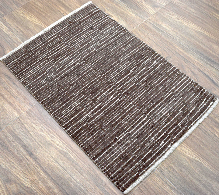 Traditional Handmade Wool & Viscose 2x3 Area Rug | TRD140323 - The Rug Decor 