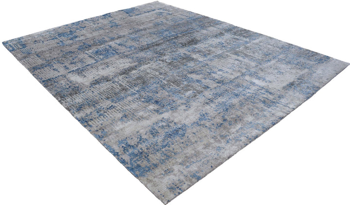 Abstract Handmade Bamboo Silk 8x10 Area Rug | TRD1689810 - The Rug Decor 