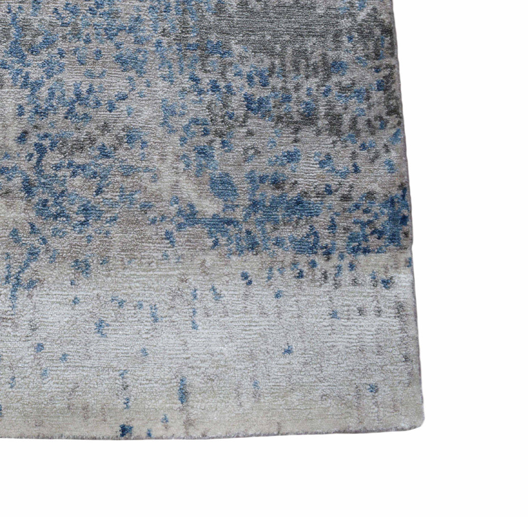 Abstract Handmade Bamboo Silk 8x10 Area Rug | TRD1689810 - The Rug Decor 