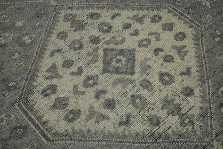 Antique 8x10 Gray and Beige Traditional Persian Area Rug | TRD2275 - The Rug Decor