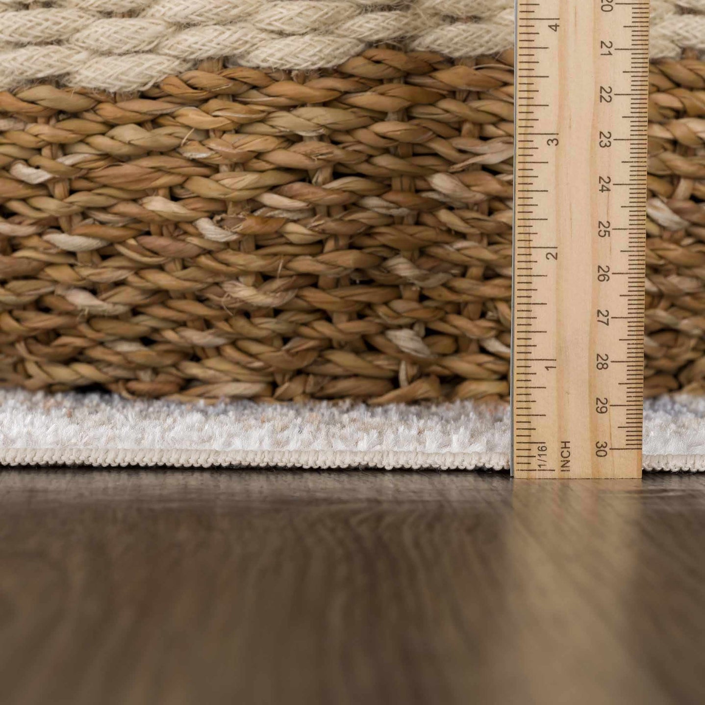 Antique Finish Brown, Silver and Charcoal Traditional Design Washable Area Rug - The Rug Decor