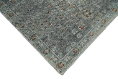 Antique Industrial 8x10 Silver and Gray Traditional Persian Area Rug | TRD2400 - The Rug Decor