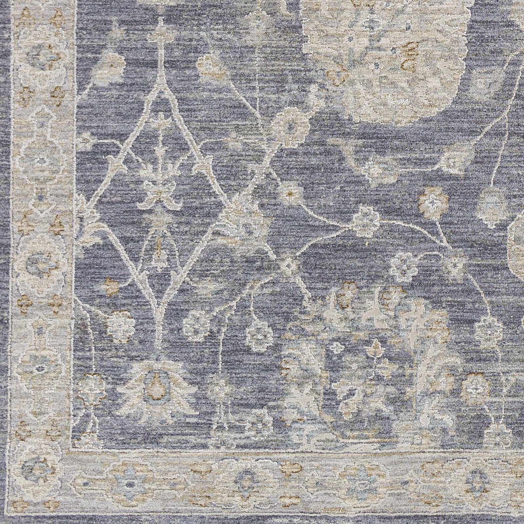 Antique Look Gray, Beige and Silver Oriental Oushak Design Area Rug - The Rug Decor