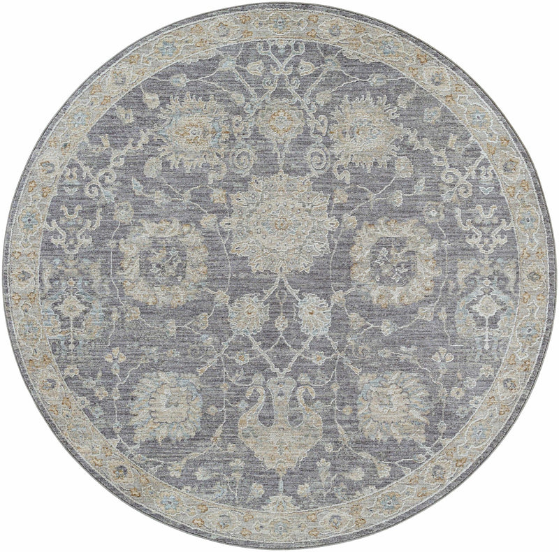 Antique Look Gray, Beige and Silver Oriental Oushak Design Area Rug - The Rug Decor
