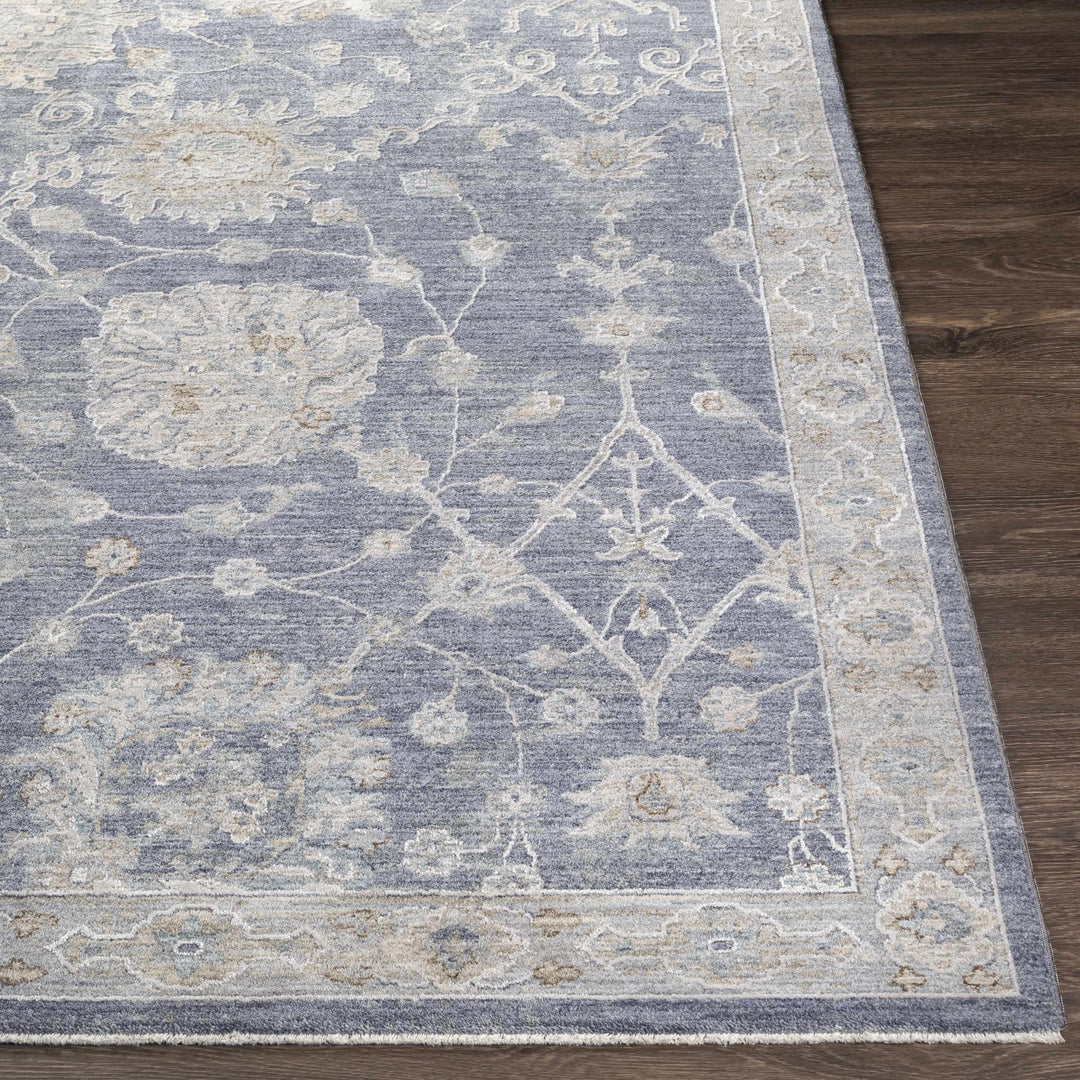 Antique Look Gray, Beige and Silver Oriental Oushak Design Area Rug - The Rug Decor