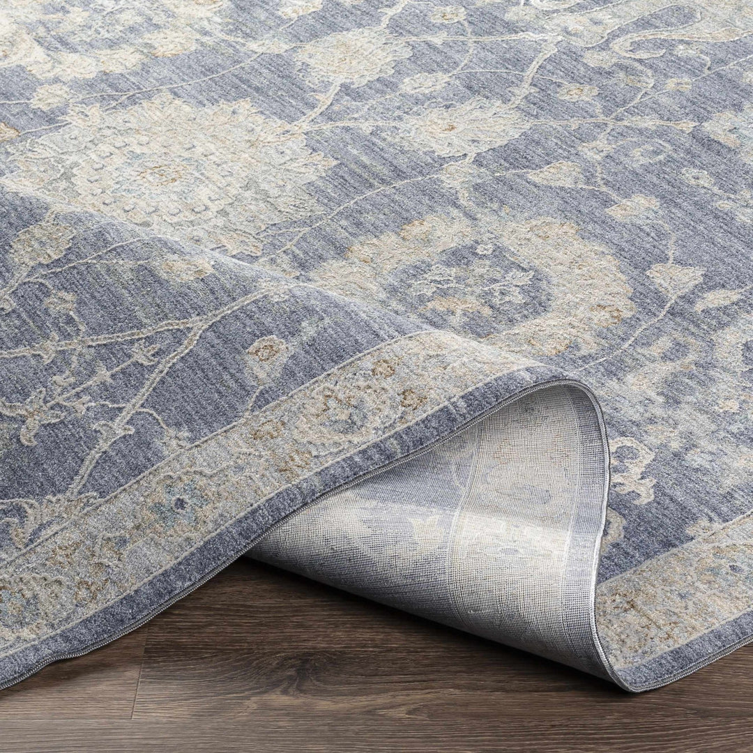 Antique Look Gray, Beige and Silver Oriental Oushak Design Area Rug - The Rug Decor