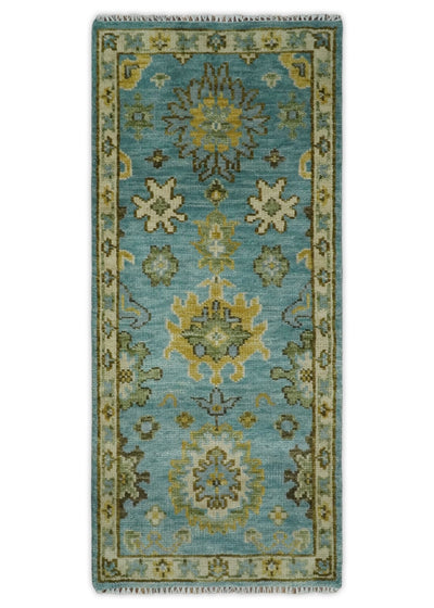 Antique Moss Green and Blue 5x8, 6x9, 8x10, 9x12, 10x14, 12x15 Wool Hand Knotted Traditional Vintage Wool Area Rug | TRDCP815 - The Rug Decor