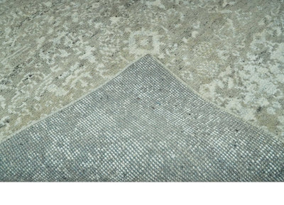 Antique style Ivory and Beige Hand Knotted Traditional Design 5x8 wool Area Rug - The Rug Decor