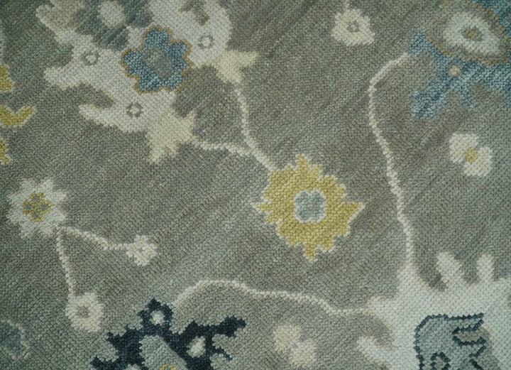 Antique Taupe Silver and Beige Oushak 6x9, 8x10, 9x12, 10x14 and 12x15 Traditional Persian Oushak Wool Rug | NT7 - The Rug Decor