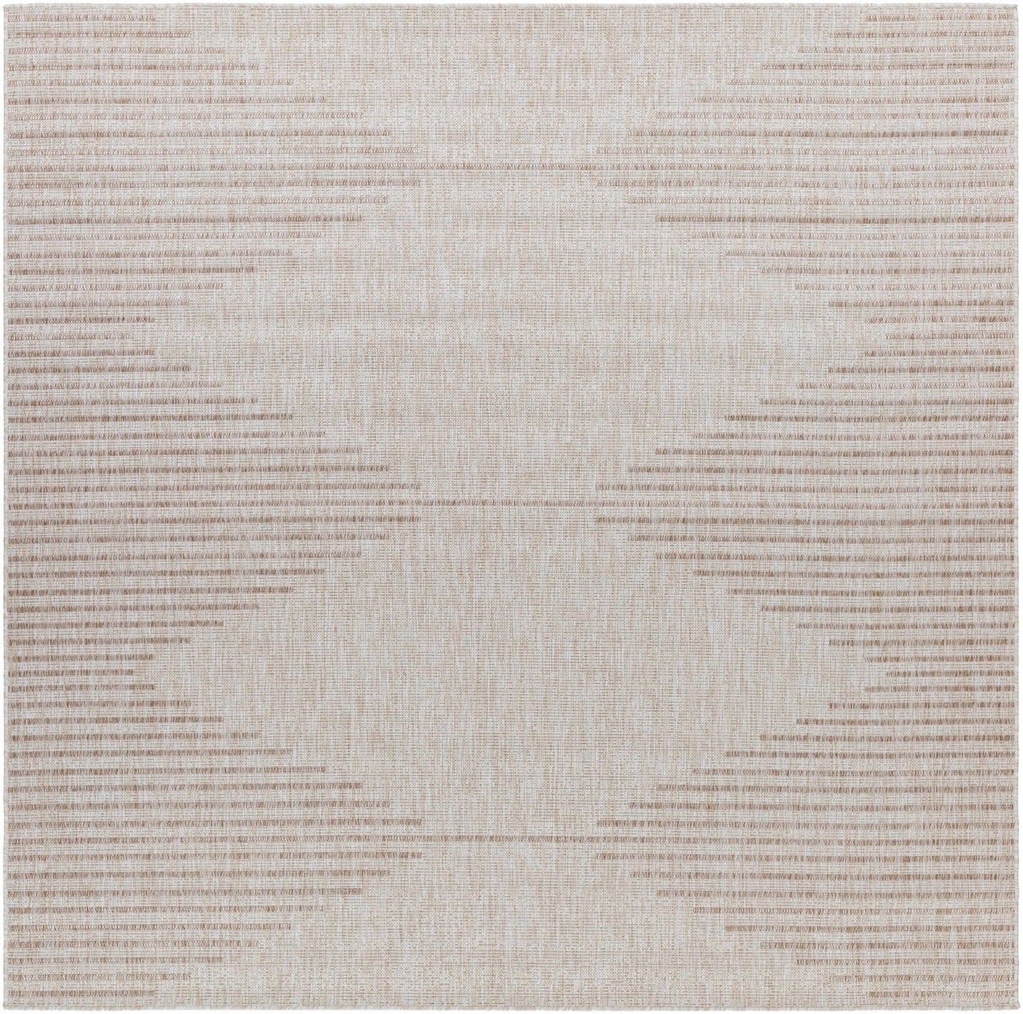 Beige and Brown Contemporary Modern Multi size Flatwoven Area Rug - The Rug Decor