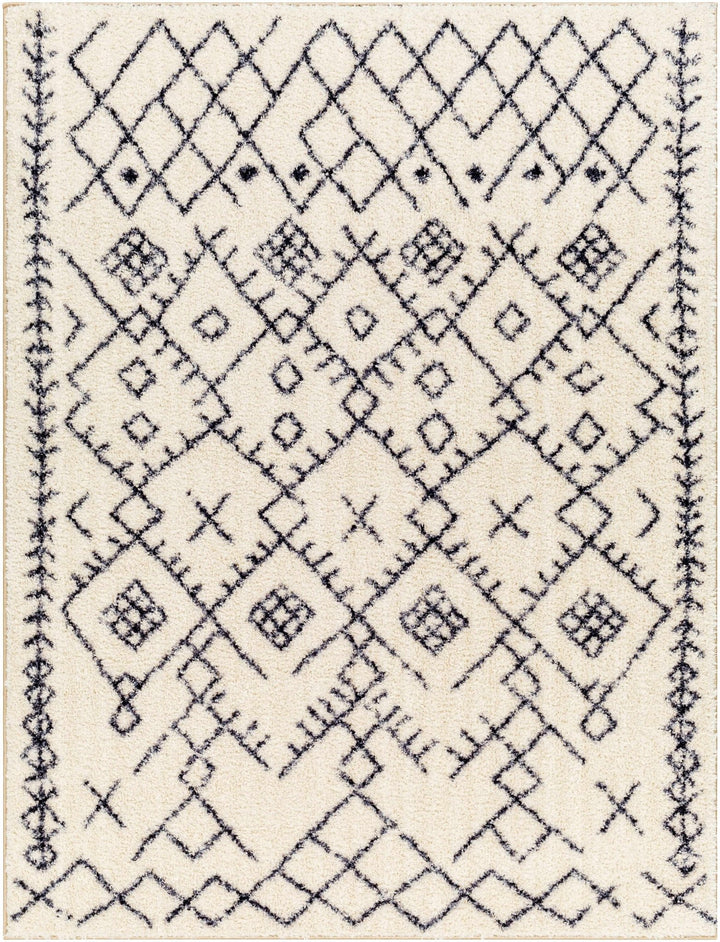 Beige and Charcoal Woven Stripes Pattern easy washable tribal design Rug - The Rug Decor