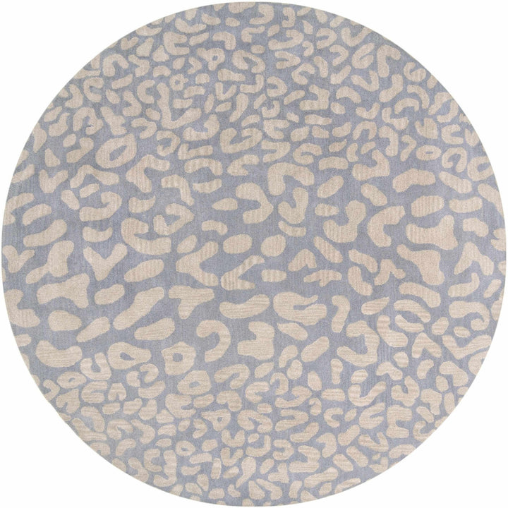 Beige and Gray Modern Leopard Pattern Hand Tufted Wool Area Rug - The Rug Decor