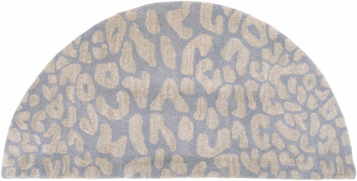 Beige and Gray Modern Leopard Pattern Hand Tufted Wool Area Rug - The Rug Decor