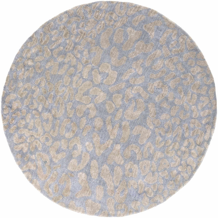 Beige and Gray Modern Leopard Pattern Hand Tufted Wool Area Rug - The Rug Decor