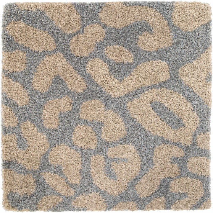 Beige and Gray Modern Leopard Pattern Hand Tufted Wool Area Rug - The Rug Decor