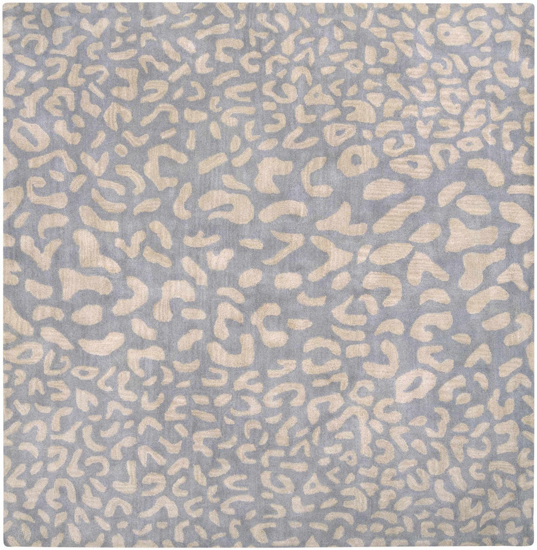 Beige and Gray Modern Leopard Pattern Hand Tufted Wool Area Rug - The Rug Decor