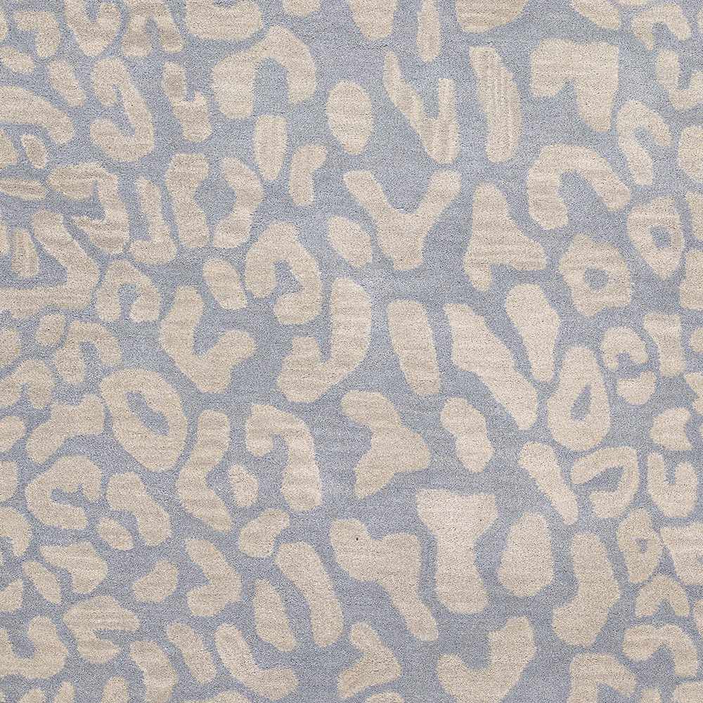 Beige and Gray Modern Leopard Pattern Hand Tufted Wool Area Rug - The Rug Decor