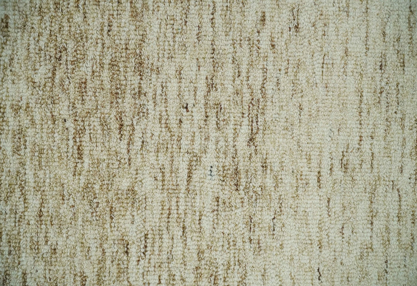 Beige and Ivory Shaded Solid Wool Hand Woven 2x3, 3x5, 5x8, 6x9, 8x10 and 9x12 Layering Area Rug | UL65 - The Rug Decor