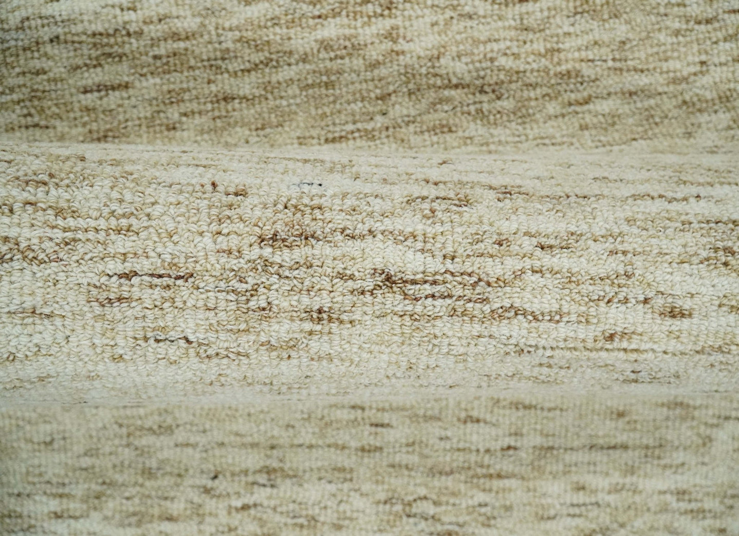 Beige and Ivory Shaded Solid Wool Hand Woven 2x3, 3x5, 5x8, 6x9, 8x10 and 9x12 Layering Area Rug | UL65 - The Rug Decor