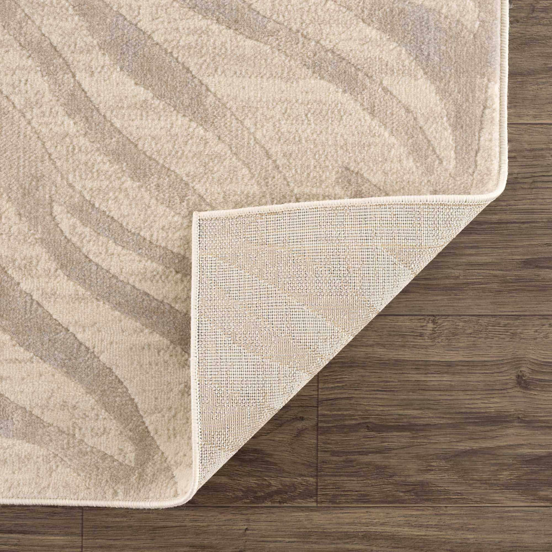Beige and Tan Modern Zebra Skin Print Area Rug - The Rug Decor