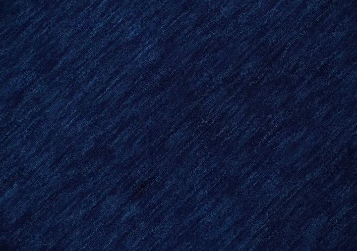 Blue and Rust with multicolor Striped Wool Hand Woven Southwestern Lori Gabbeh Rug| KNT19 - The Rug Decor