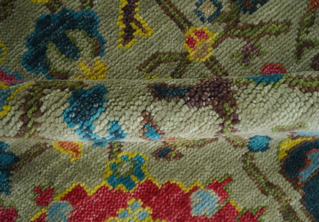 Colorful Persian Oushak Rug 8x10, 9x12, 10x14 and 12x15 Wool Traditional Hand knotted Area Rug | TRDCP1098 - The Rug Decor