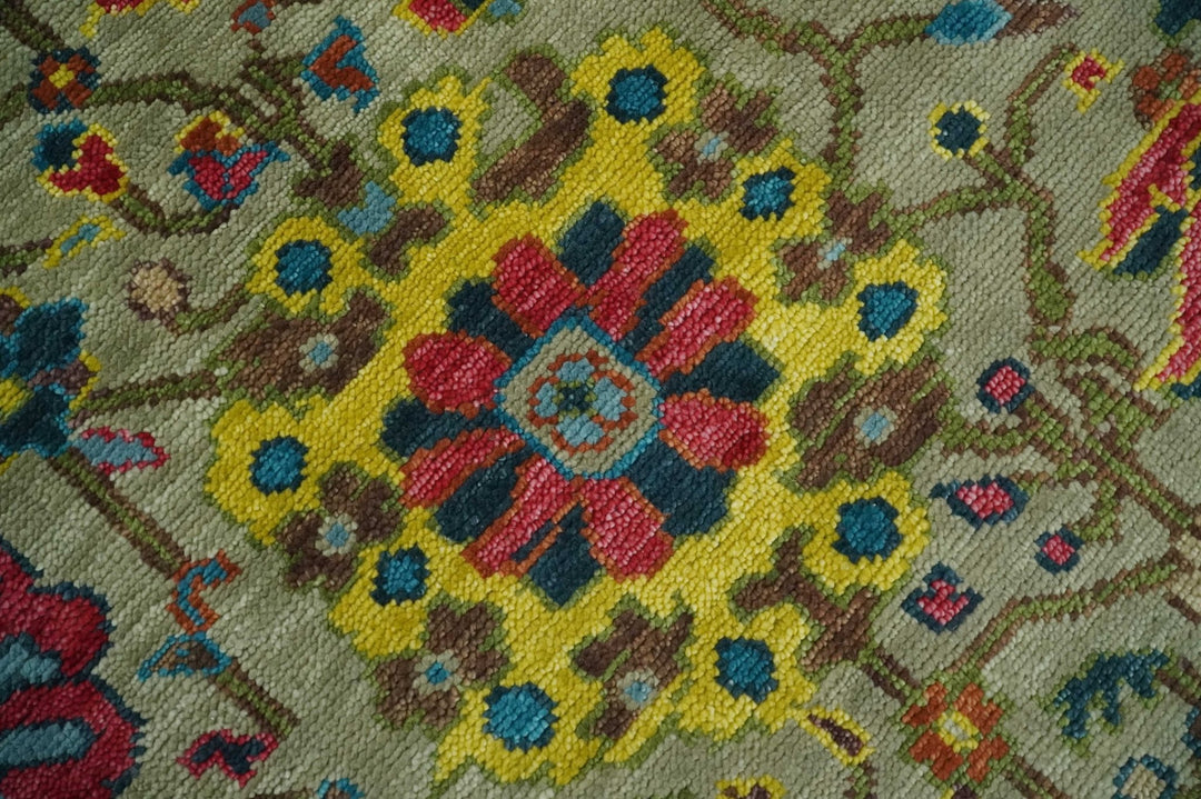 Colorful Persian Oushak Rug 8x10, 9x12, 10x14 and 12x15 Wool Traditional Hand knotted Area Rug | TRDCP1098 - The Rug Decor