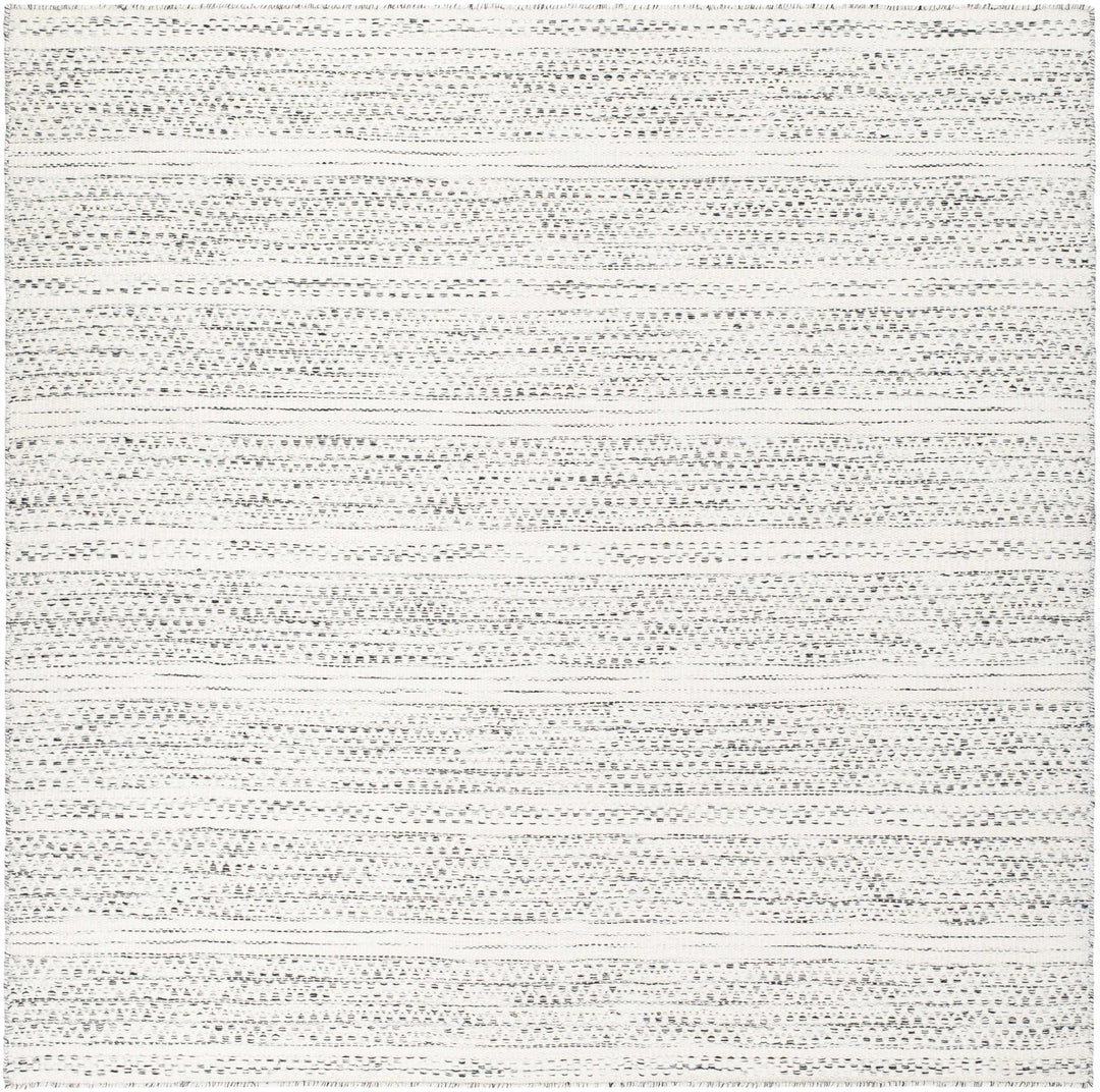 Contemporary Beige and Gray Hand Woven Chevron Design Wool Area Rug - The Rug Decor