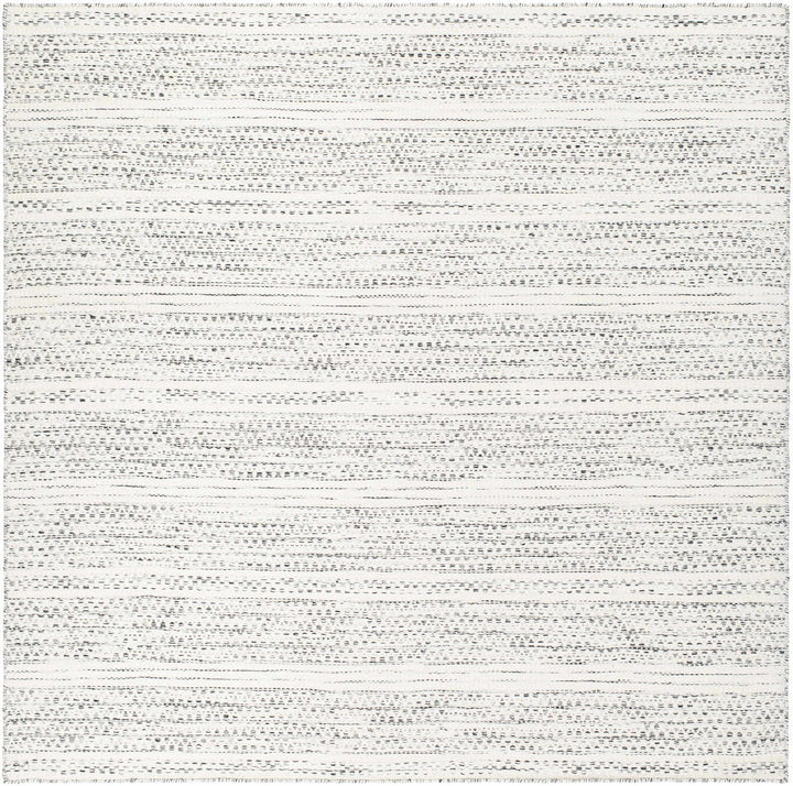 Contemporary Beige and Gray Hand Woven Chevron Design Wool Area Rug - The Rug Decor