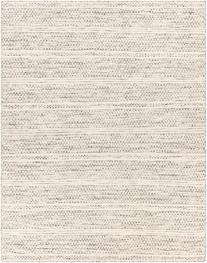 Contemporary Beige and Gray Hand Woven Chevron Design Wool Area Rug - The Rug Decor