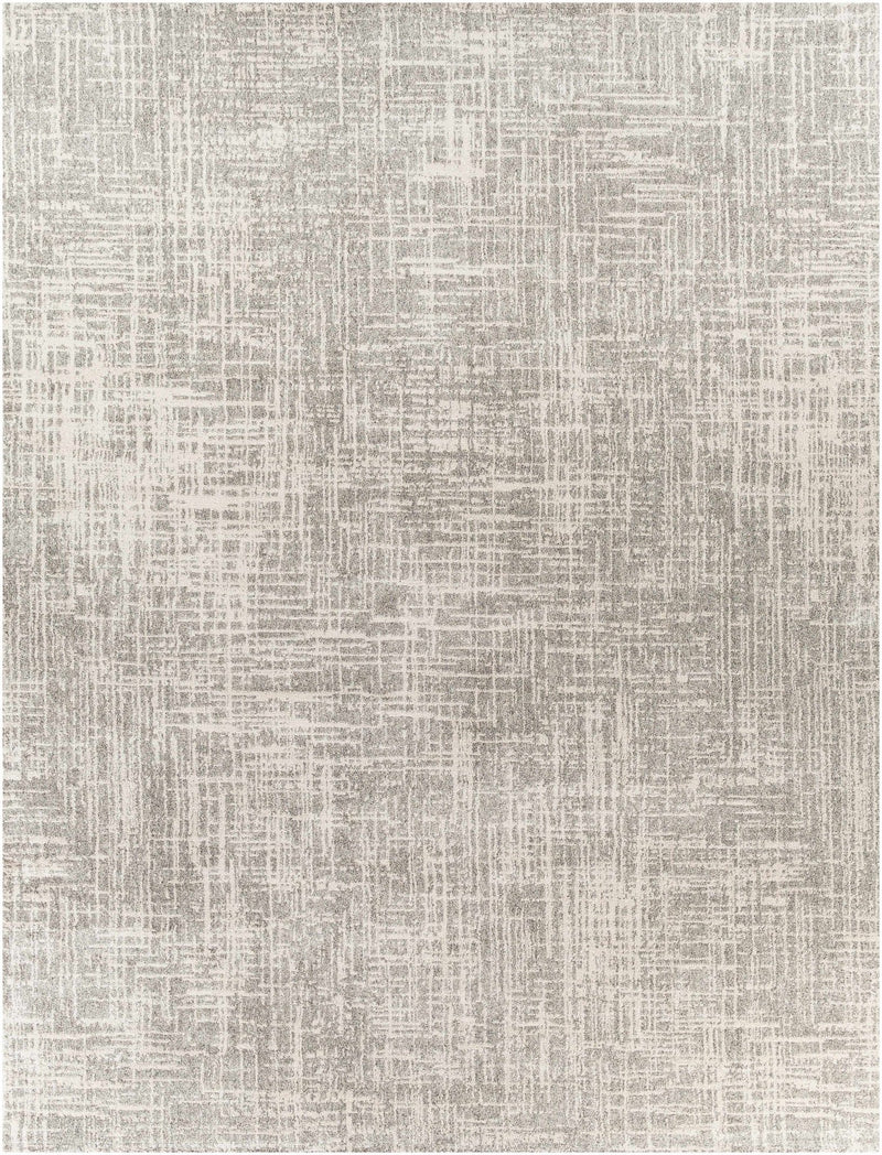 Contemporary Modern Abstract Gray and Beige Woven Rug - The Rug Decor