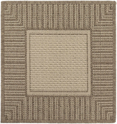 Contemporary Solid Beige and Brown Multi size Area Rug - The Rug Decor