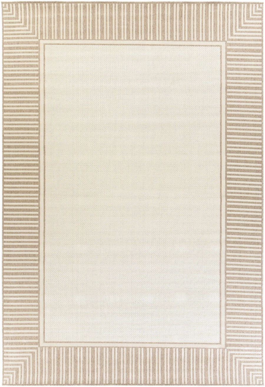 Contemporary Solid Beige and Brown Multi size Area Rug - The Rug Decor