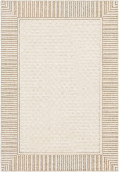 Contemporary Solid Beige and Brown Multi size Area Rug - The Rug Decor