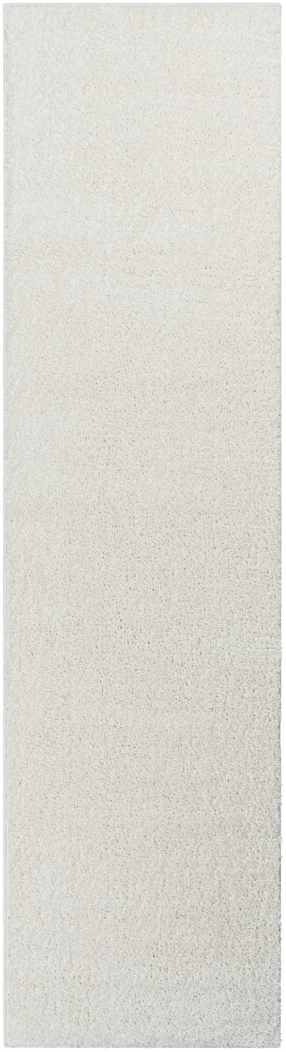 Contemporary Solid Beige High Pile Washable Area Rug - The Rug Decor