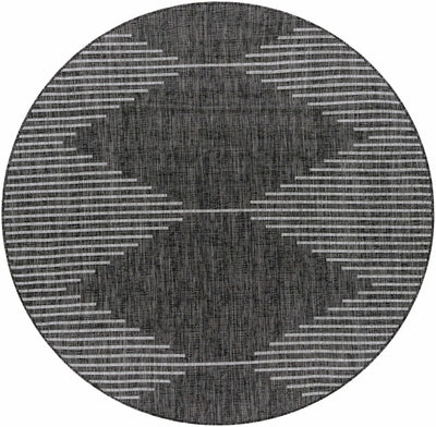 Contemporary Tribal Design Black, Gray and Off white Area Rug - The Rug Decor