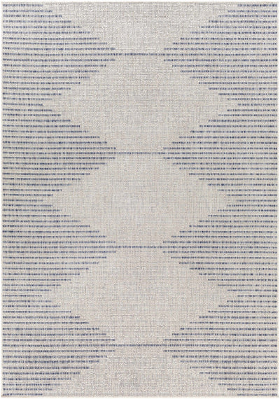 Contemporary Tribal Design Blue and Beige Multi Size Area Rug - The Rug Decor