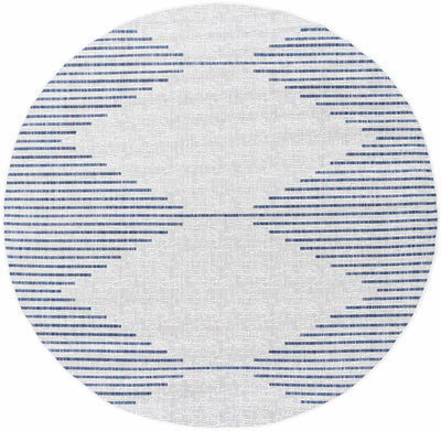 Contemporary Tribal Design Blue, Off-White and Beige Multi size Area Rug - The Rug Decor