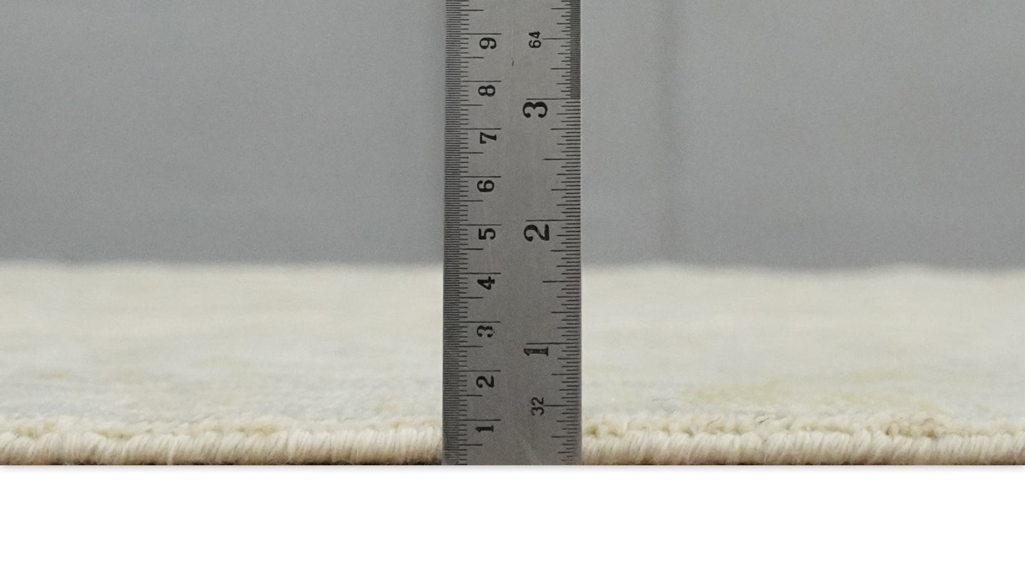 Earthy Neutral Traditional Beige and Silver Antique Style Hand knotted Wool Area Rug, Kids, Living Room and Bedroom Rug - The Rug Decor