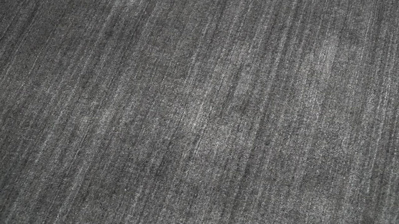 Solid Gray Scandinavian 5x7 Blended Wool Flatwoven Area Rug | HL21