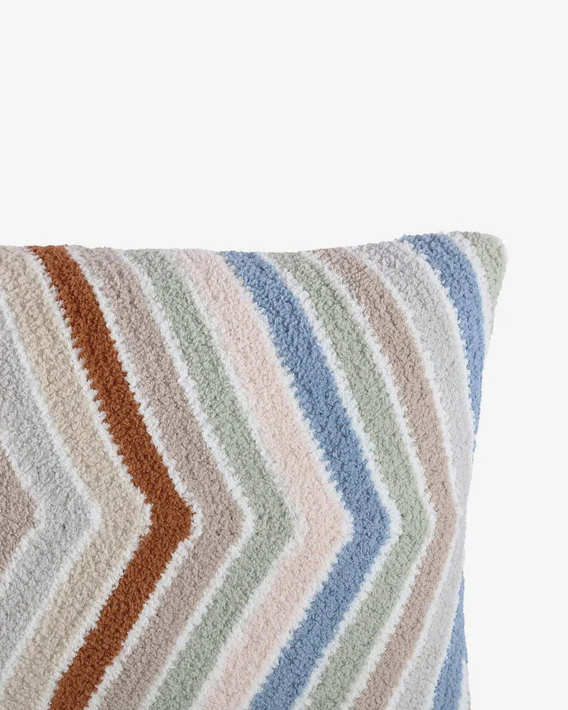 Geometric Pattern Multi Color Chevron Soft Throw Pillow - The Rug Decor