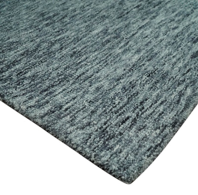 Gray and Charcoal Solid Shaded Hand Tufted 2x3, 3x5, 5x8, 6x9, 8x10 and 9x12 Natural Wool Area Rug | UL59 - The Rug Decor