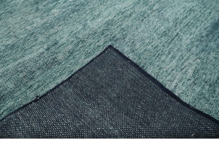 Gray, Beige and Silver contemporary Hand knotted 9x12 wool Area Rug - The Rug Decor