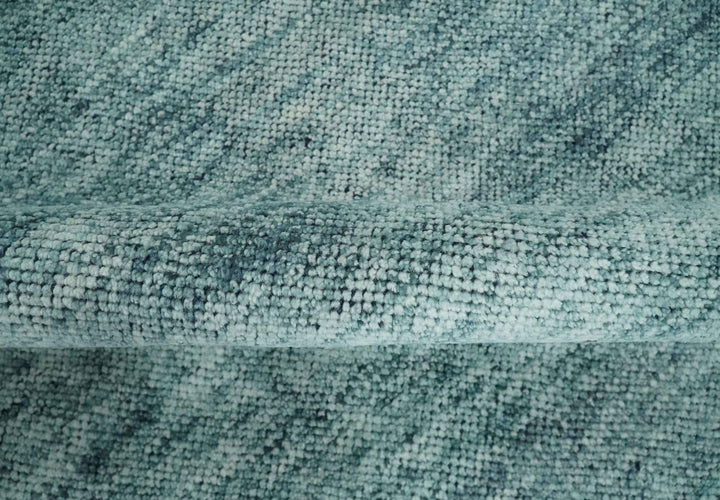 Gray, Beige and Silver contemporary Hand knotted 9x12 wool Area Rug - The Rug Decor