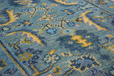 Green Hand Made 3' x 5' Wool Rug | The Rug Decor | TRD 159635 - The Rug Decor