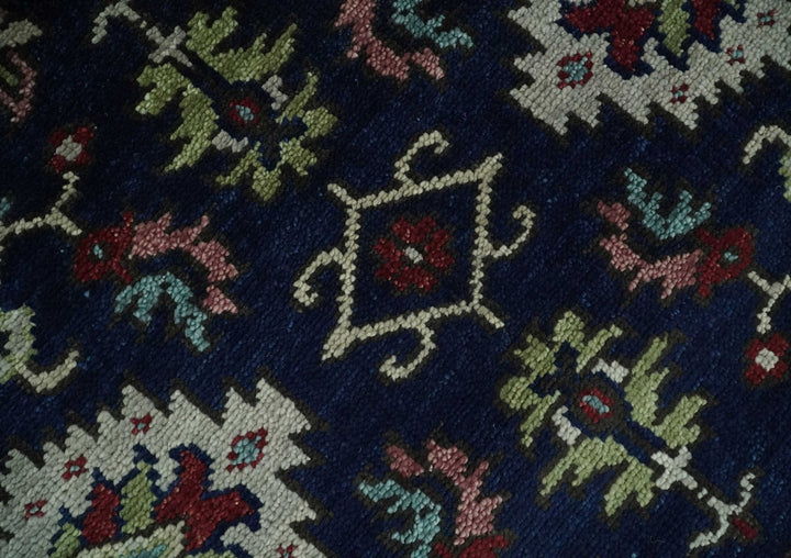 Hand Knotted 8x10, 9x12, 10x14 and 12x15 Black, Rust and Beige Antique Oushak Wool Area Rug | TRDCP1122 - The Rug Decor