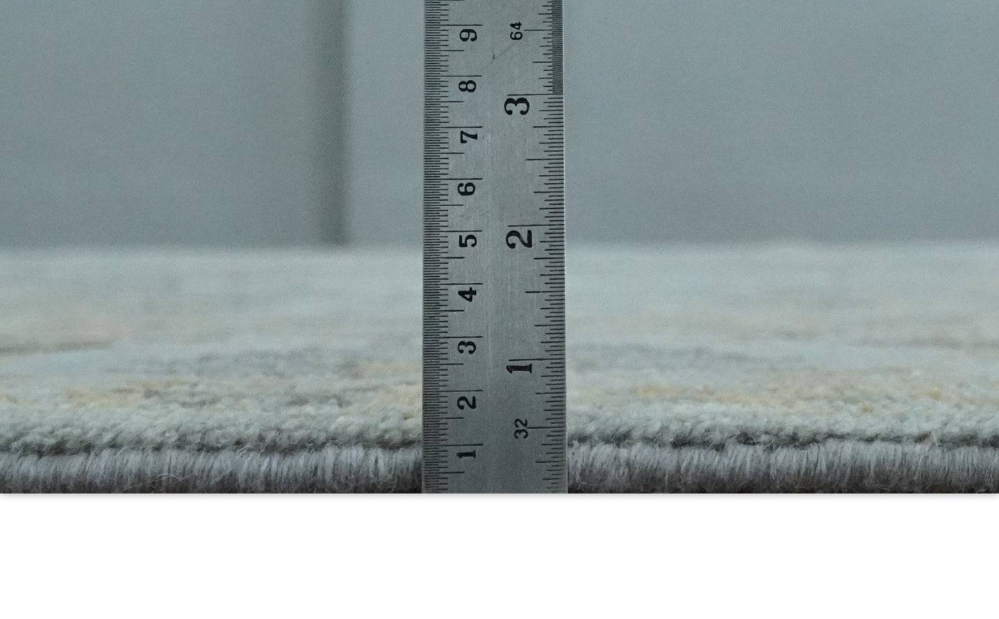 Hand Knotted 8x10 Oriental Oushak Silver and Beige Wool Area Rug | TRDCP1198810 - The Rug Decor