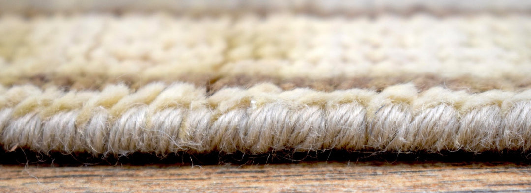 Hand Knotted Antique Oushak Wool Runner Rug - The Rug Decor