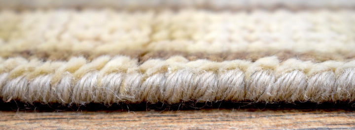 Hand Knotted Antique Oushak Wool Runner Rug - The Rug Decor